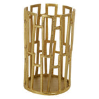Small Candle Holder in Gold Finish