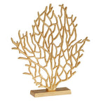 Small Gold Finish Coral Sculpture | Prato