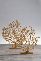 Large Gold Finish Coral Sculpture | Prato