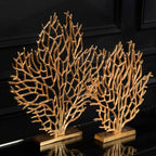 Large Gold Finish Coral Sculpture | Prato
