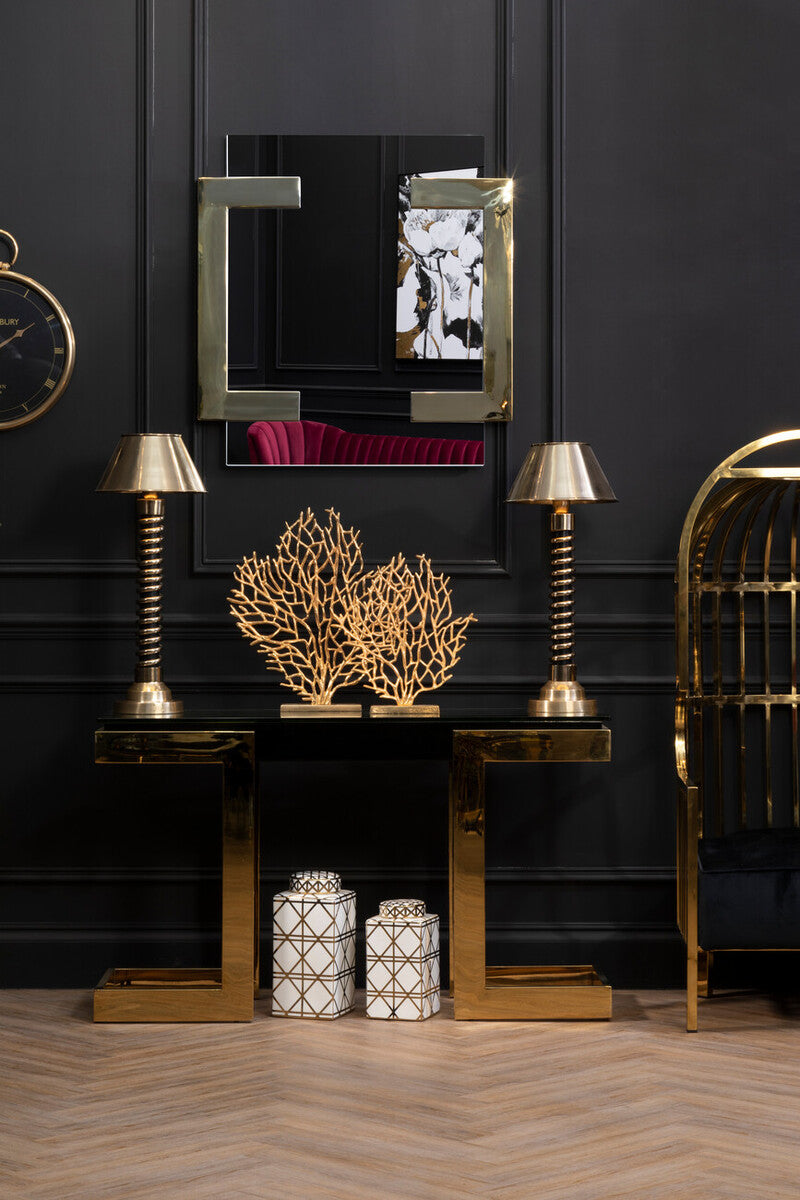 Large Gold Finish Coral Sculpture | Prato