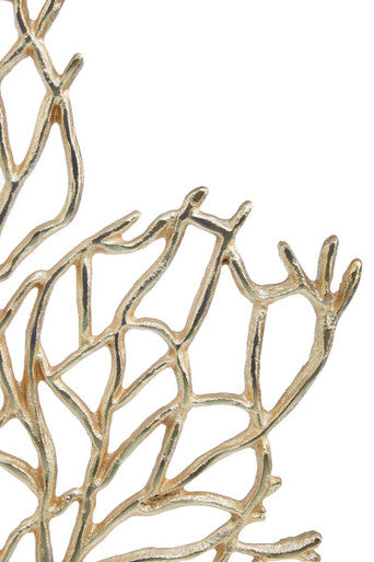 Large Gold Finish Coral Sculpture | Prato