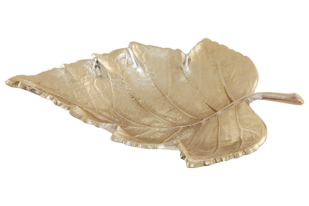Gold Finish Leaf Dish
