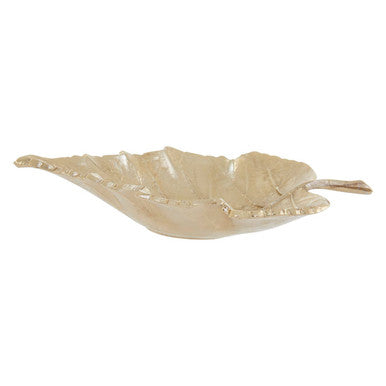 Gold Finish Leaf Dish