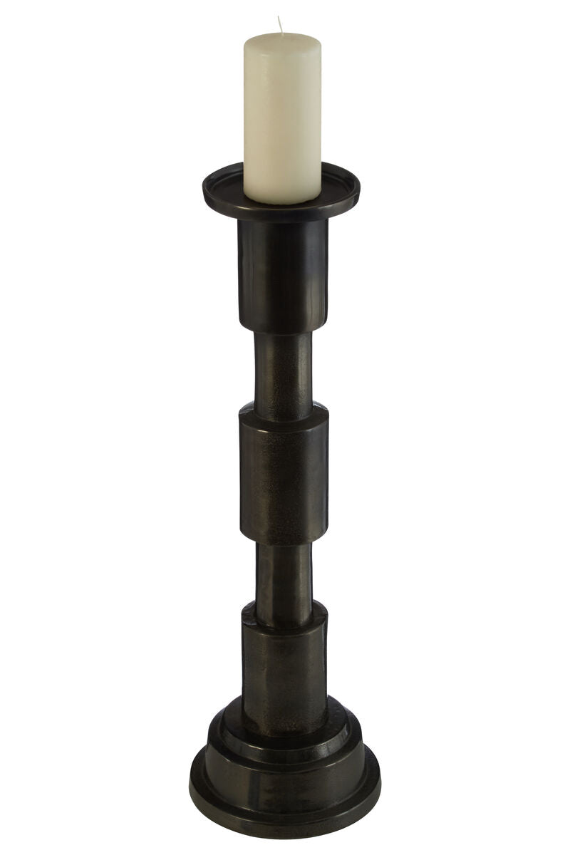 Stacked Cylinder Medium Candle Holder