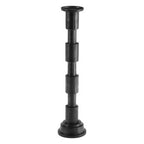 Matte Black Stacked Large Candle Holder