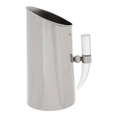 Stainless Steel Pitcher with Acrylic Horn Handle
