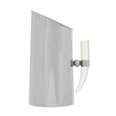 Stainless Steel Pitcher with Acrylic Horn Handle