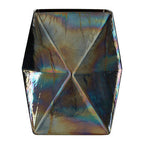Large Oil Slick Glass Candle Holder