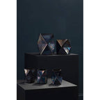 Large Oil Slick Glass Candle Holder