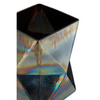 Large Oil Slick Glass Candle Holder