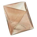 Small Pink Glass Candle Holder