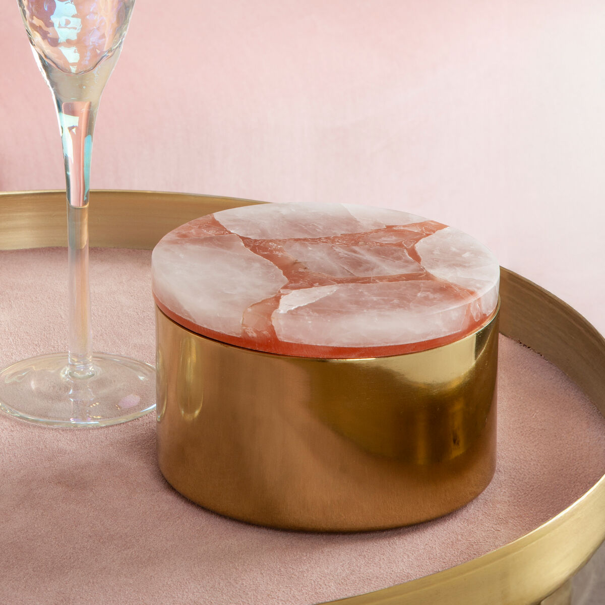 Small Quartz Trinket Box