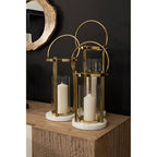Medium Hurricane Lamp with Handle