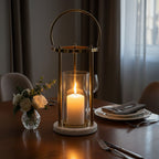 Medium Hurricane Lamp with Handle
