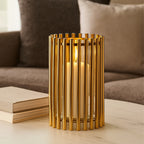 Caged Large Candle Holder