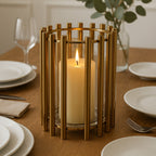 Caged Large Candle Holder