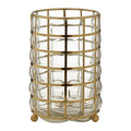 Medium Blown Glass Hurricane Lamp