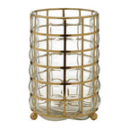 Medium Blown Glass Hurricane Lamp