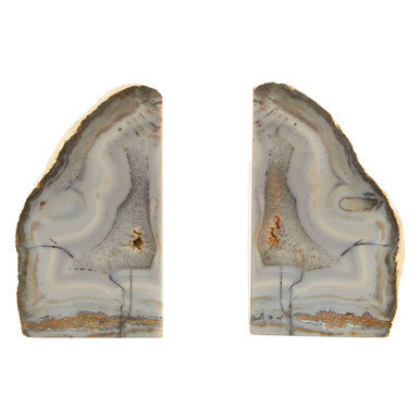 Grey and Gold Bookends
