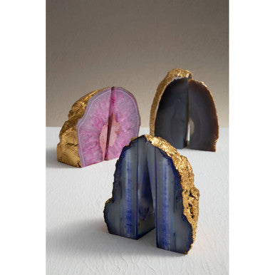 Grey and Gold Bookends