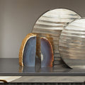 Grey and Gold Bookends