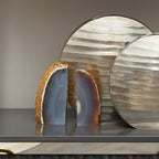 Grey and Gold Bookends