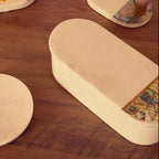 White Marble and Paua Shell Trinket Box