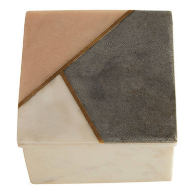 Small Square Marble Trinket Box