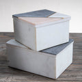Small Square Marble Trinket Box