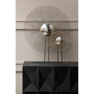 Large Metallic Finish Quill Sculpture | Mirano