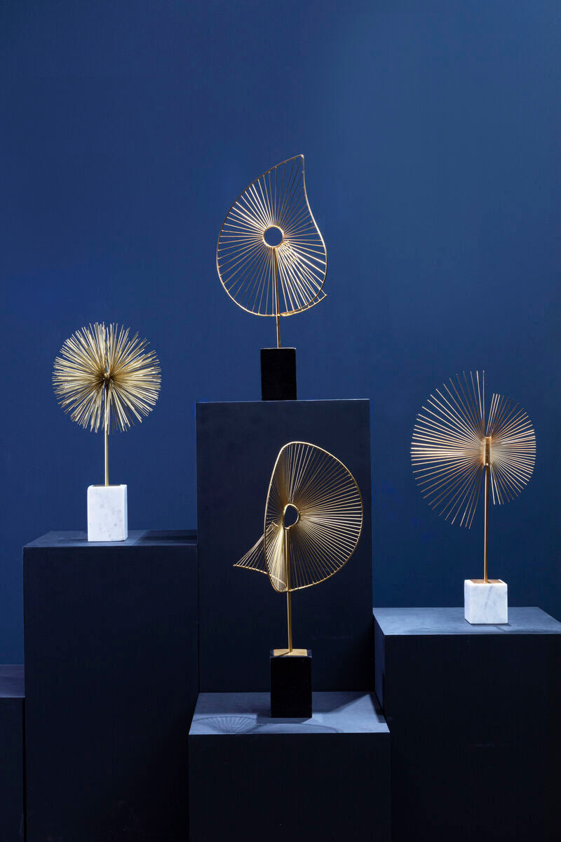 Gold Finish Spiral Sculpture | Mirano