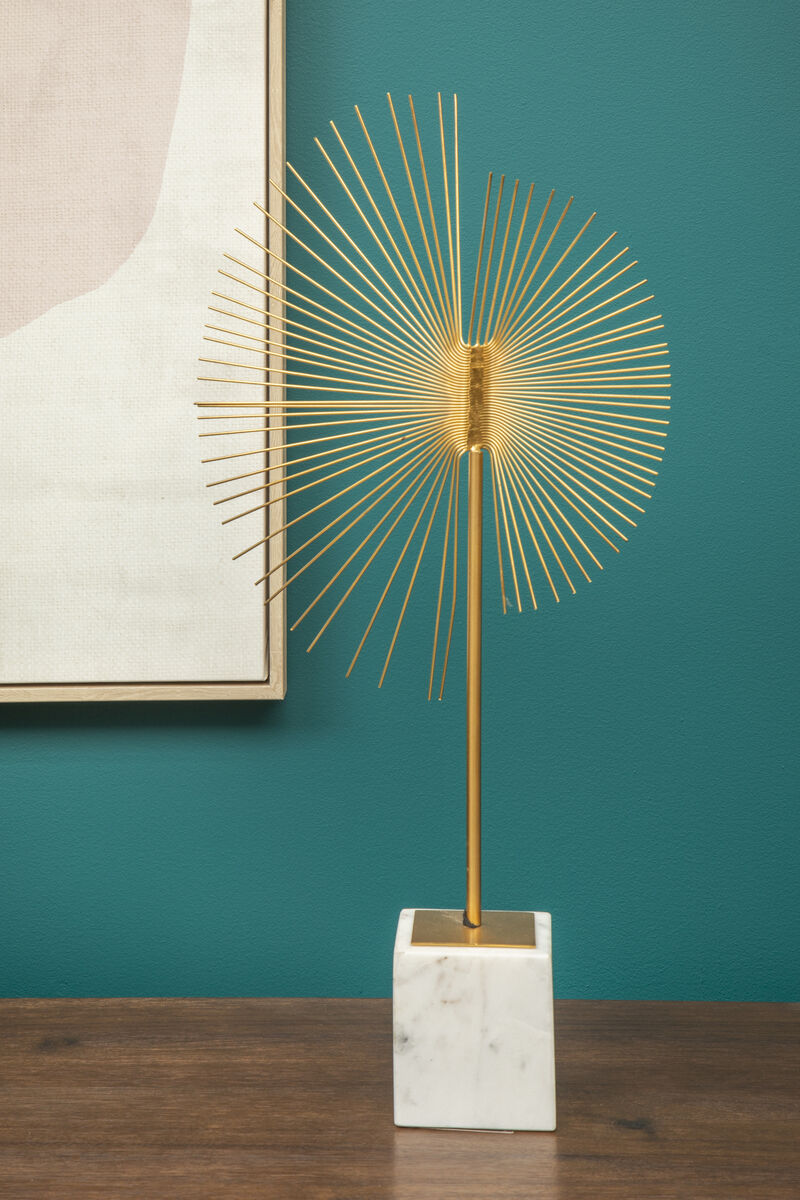 Gold Finish Spiral Sculpture | Mirano