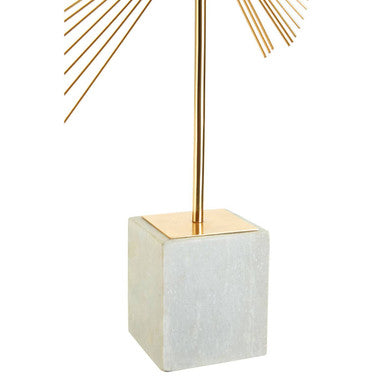 Gold Finish Spiral Sculpture | Mirano