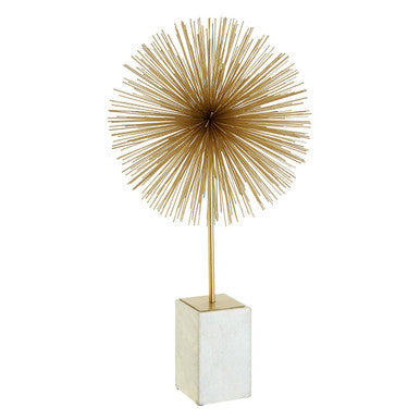 Gold Finish Starburst Sculpture