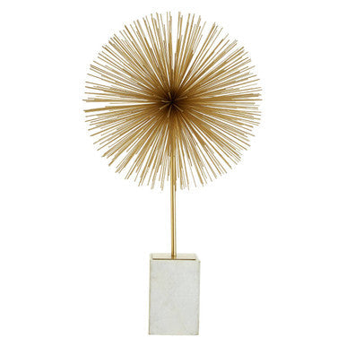 Gold Finish Starburst Sculpture