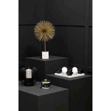 Gold Finish Starburst Sculpture