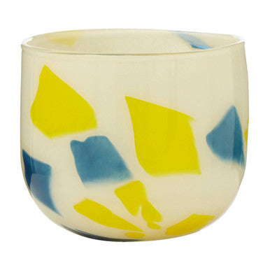 Abstract Design Glass Planter