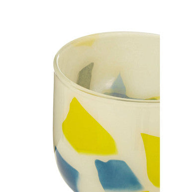 Abstract Design Glass Planter