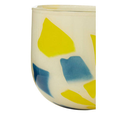 Abstract Design Glass Planter