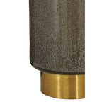 Large Grey and Gold Vase