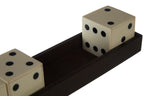 White and Black 5 Dice Set