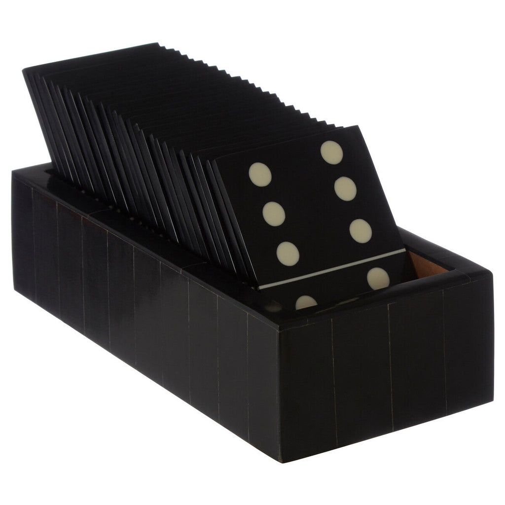 Black Domino Set with Black Dominoes