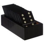 Black Domino Set with Black Dominoes