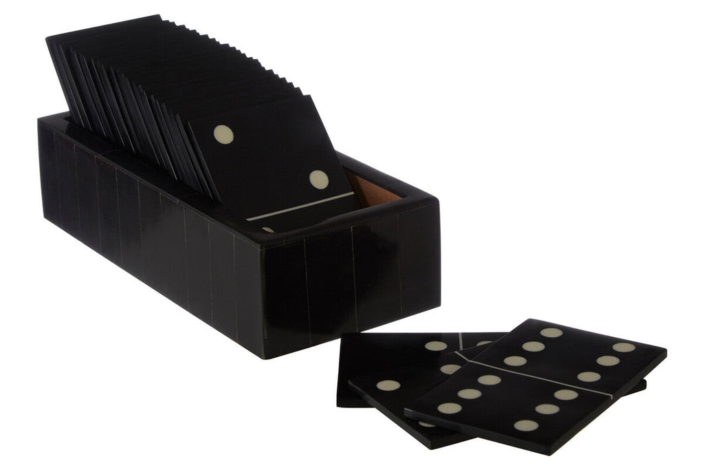 Black Domino Set with Black Dominoes