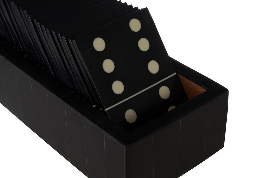 Black Domino Set with Black Dominoes