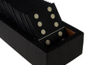 Black Domino Set with Black Dominoes