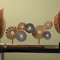 7 Disc Wooden Sculpture | Elementi