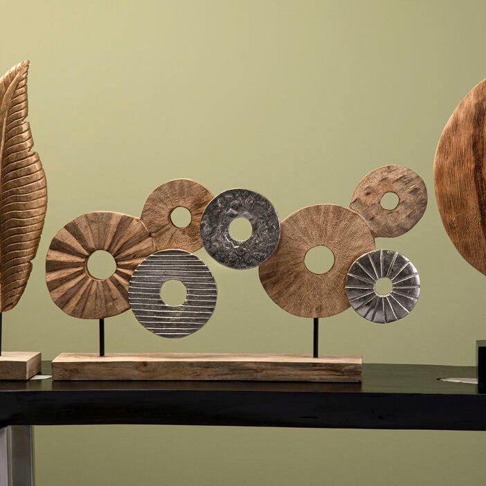 7 Disc Wooden Sculpture | Elementi