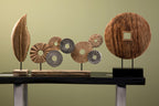7 Disc Wooden Sculpture | Elementi